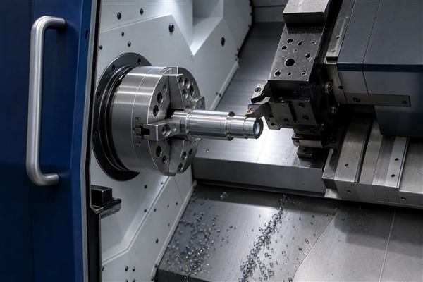 Fertigung von Teilen auf der CNC-Drehmaschine
